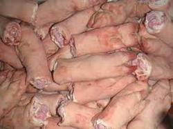 Brown Frozen Pork Feet Meat