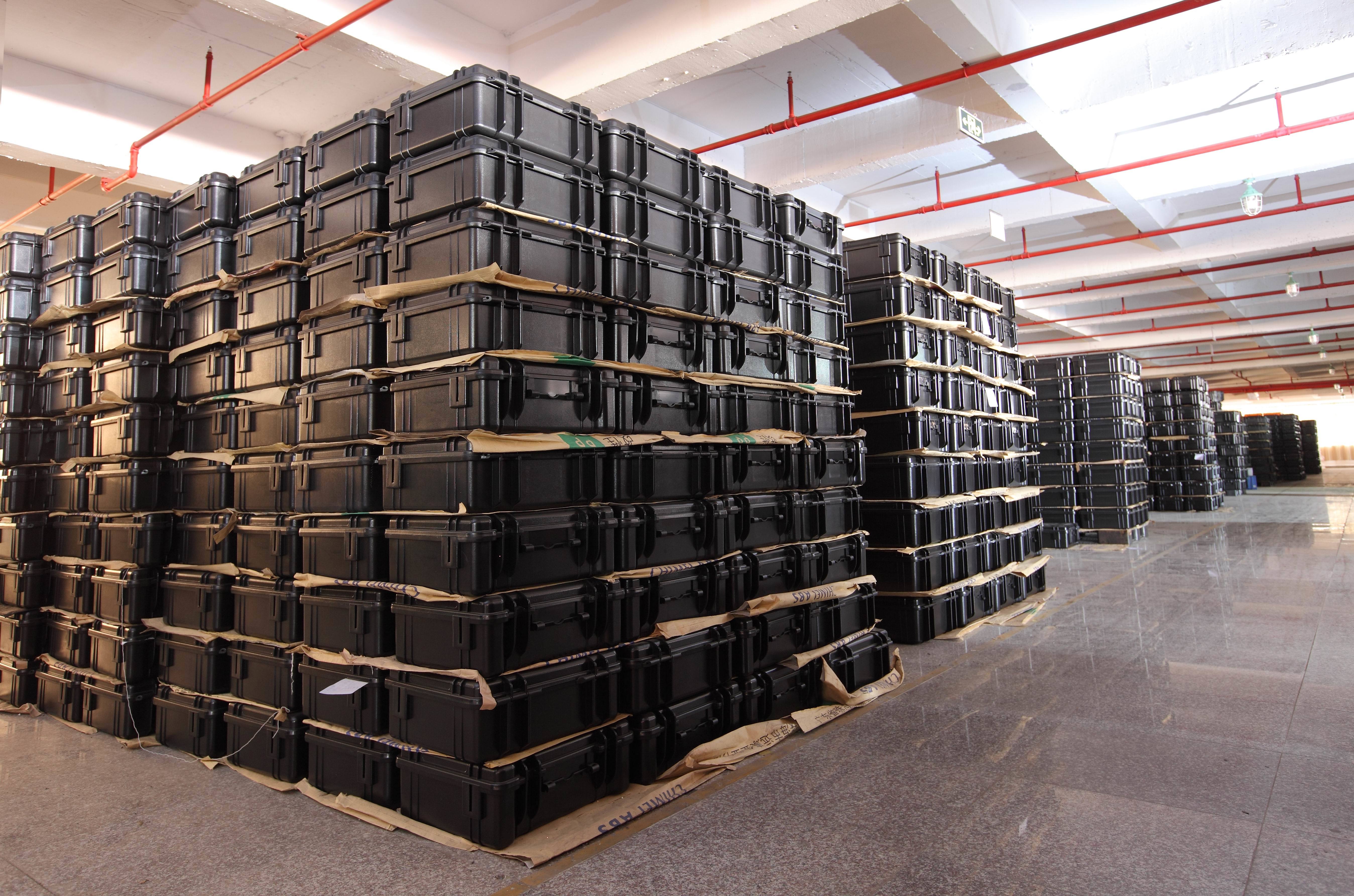 Black Plastic Tool Box