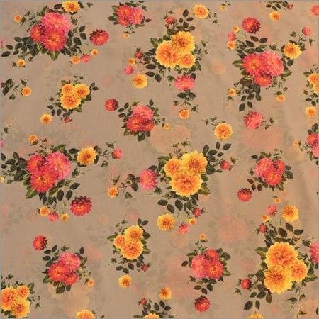 जॉर्जेट प्रिंटेड फैब्रिक