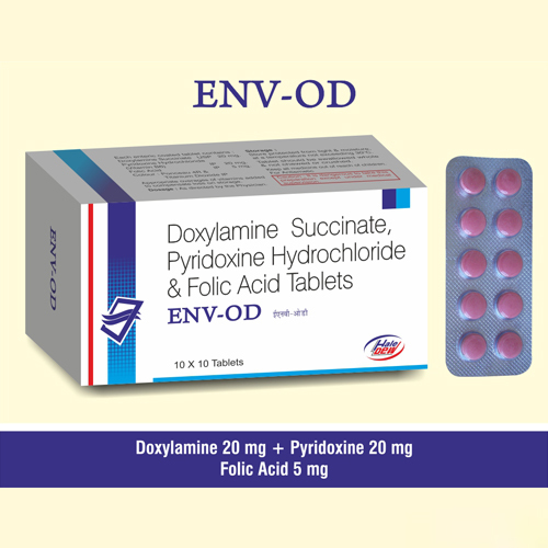 Doxylamine + Pyridoxine + Folic Tablets