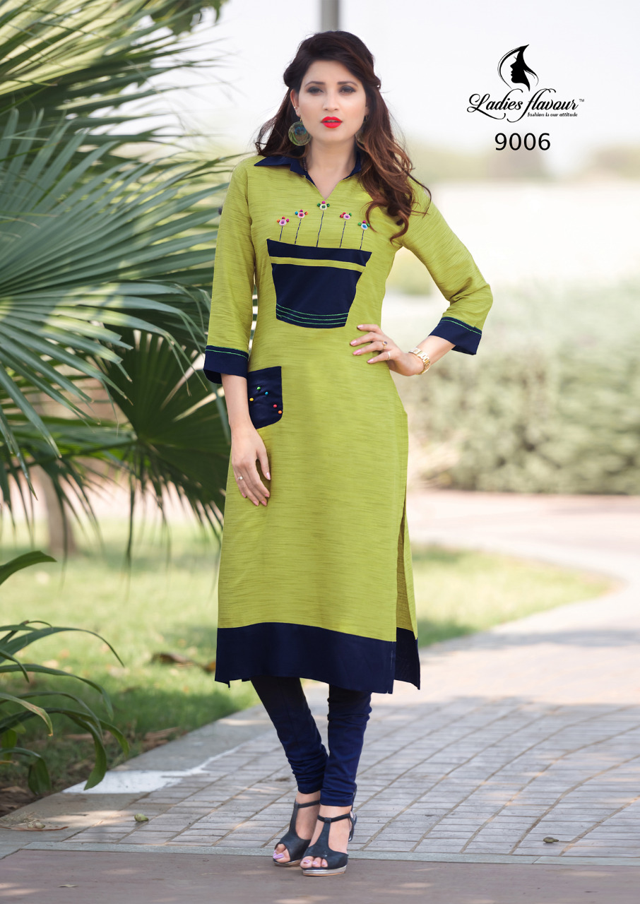 Designer Button Kurti Length: 46 Inch (In)