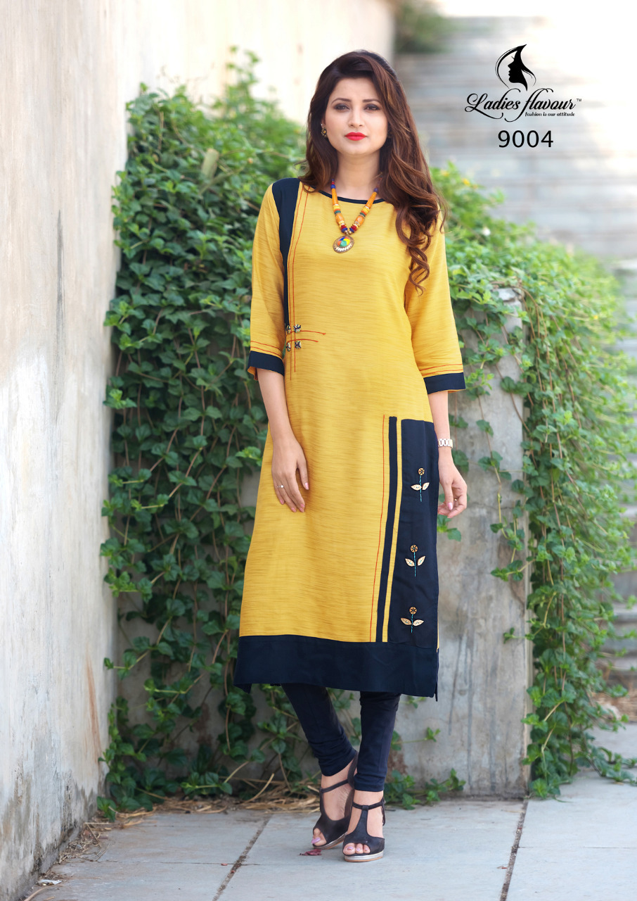 Designer Button Kurti Length: 46 Inch (In)