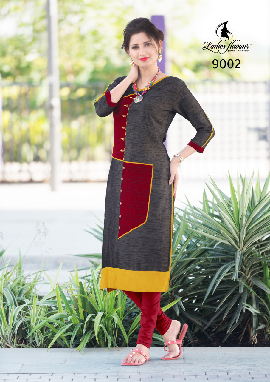 Designer Button Kurti Length: 46 Inch (In)