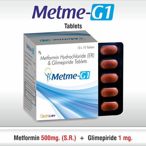 Metme-1000 Sr - Metformin 1000mg (Sustained Release) , Blood Sugar Control For Adults And Infants