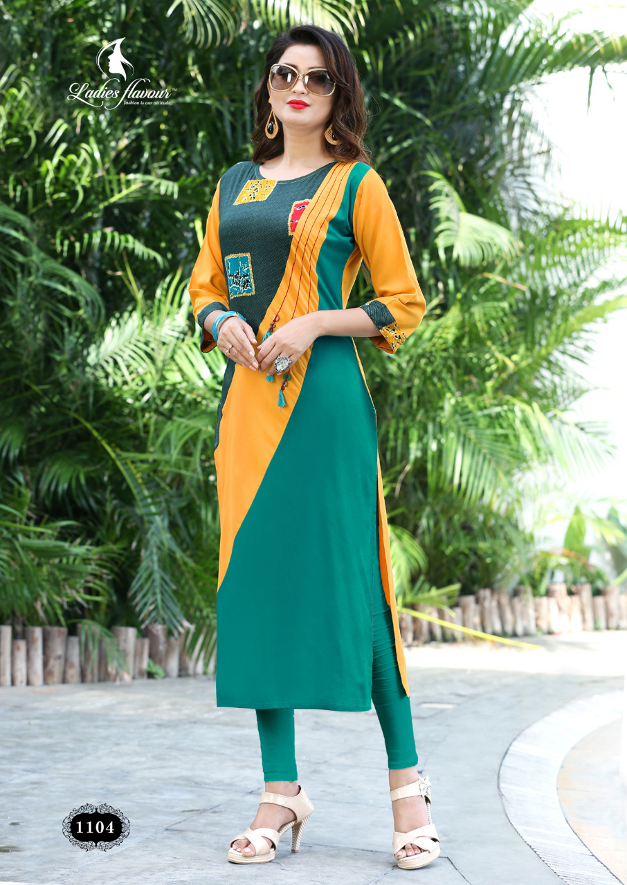 Rayon Print Kurtis Udaan Vol 2 Length: 46 Inch (In)