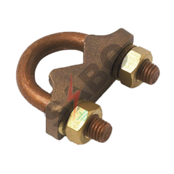 Earth U Clamp - High-grade Raw Material, Dimensionally Accurate, Corrosion Resistant, Golden Finish | Industrial Application