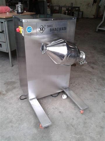 Double Cone Blender Machine - Stainless Steel, 10-500 Kg Capacity | Automatic Plc Control, High Efficiency, Low Noise, Touch Screen, Safe Operation, Mirror Polished Finish