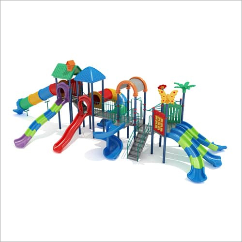 Lldpe Plastic & Metal Outdoor Multiplay Equipment