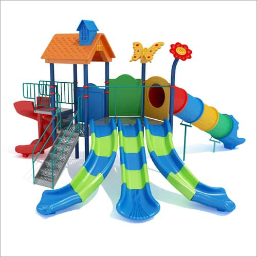 Lldpe Plastic & Metal Playground  Equipment For Kids