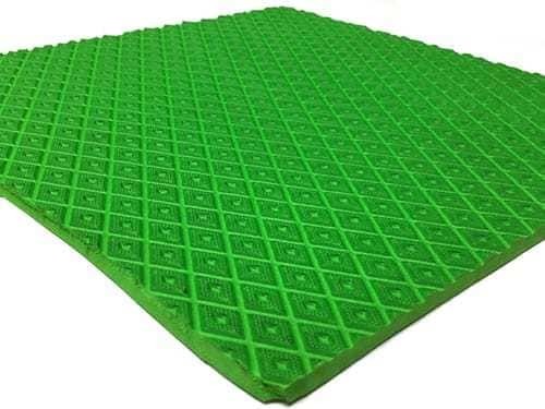 Green Textured Eva Rubber Sole Sheet