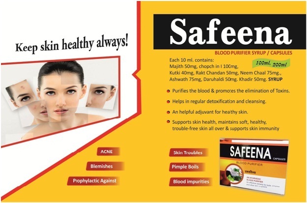 Safeena Syrup Age Group: For Adults