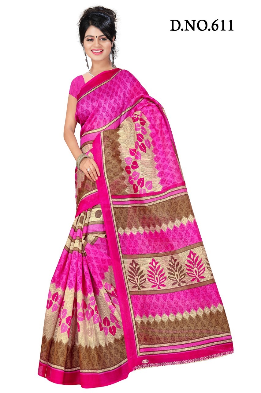 Multi Bhagalpuri Saree