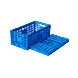 Green/blue/yellow / Customized Plastic Foldable Crate