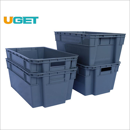 Blue / Customized Nesting Plastic Crate