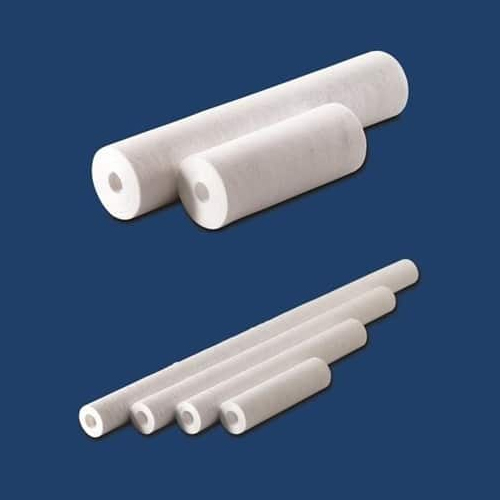 Pp Spun Filter Cartridge - 100% Polypropylene, 10/20/30/40 Inch Length, 28 Mm Inner Diameter | High Flow Rate, Double Open End, Wide Chemical Compatibility, Depth Filtration