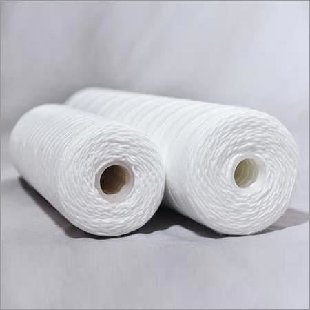 Wound Filter Cartridge Jumbo 4", 4.5" - Polypropylene Microfiber, 10"/20"/30"/40" Length, 1-20 Micron Rating | Industrial Depth Filter for Water, Chemical, and Oil Purification