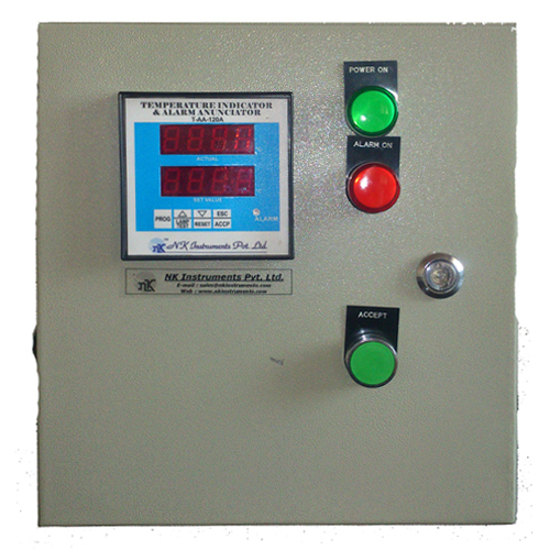 Panel For Temperature Control And Annunciation