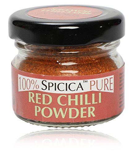 Red Chilli Powder - Glass Jar, 3x3cm, 10g | Rich Flavor, 100% Pure, Intense Color