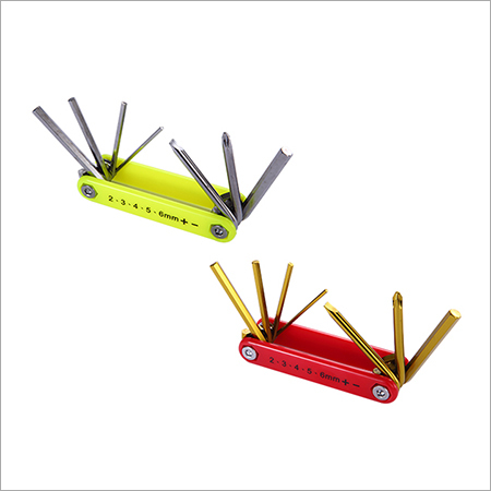 6 Pcs Folding Wrench Key