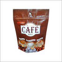 ब्राउन ज़िपर पाउच