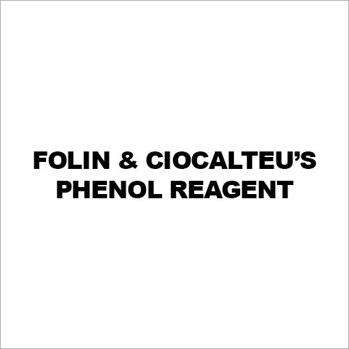 Folin और Ciocalteus Phenol अभिकर्मक