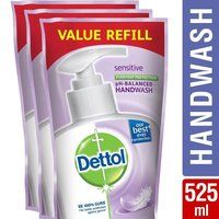 Dettol Liquid Handwash - 175 ml (Sensitive, Buy 2 Get 1 Free)