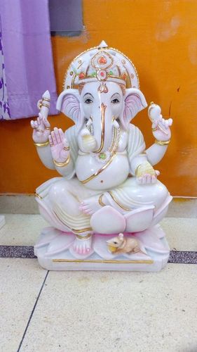 मार्बल गणेश जी की मूर्ति