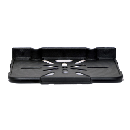 Black Plastic Set Top Box Stand