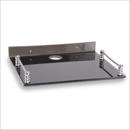 Fibre Black Set Top Box Stand