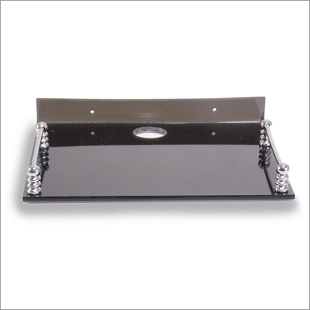 Fibre Black Set Top Box Stand