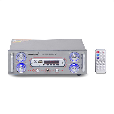 Stereo Power Amplifier With Light And Bluetooth