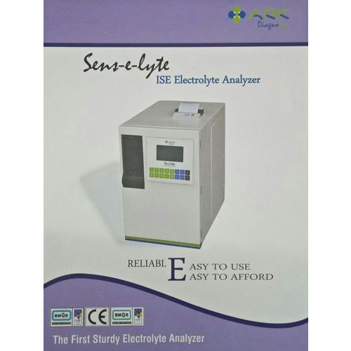 CKK Lyte Electrolyte Analyzer - Stainless Steel, 15x12x7 inches, White | Fully Automatic, Real-Time Operation, High Reproducibility, ISE Technology