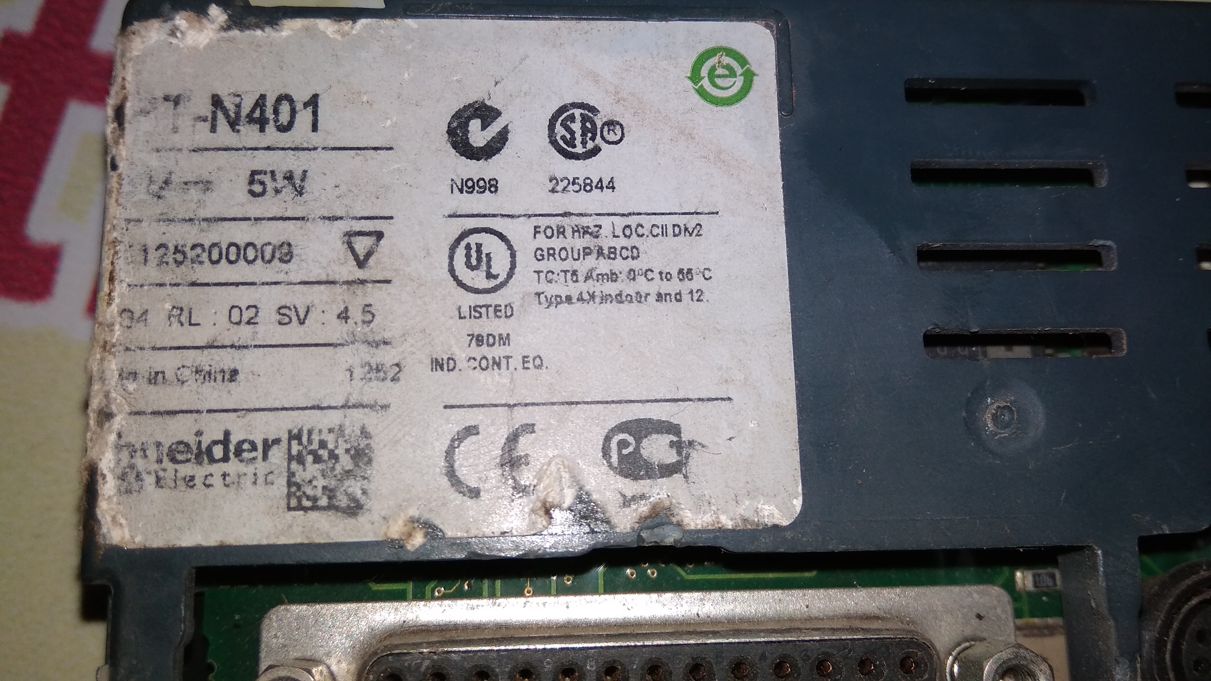 Schneider Electronics Hmi