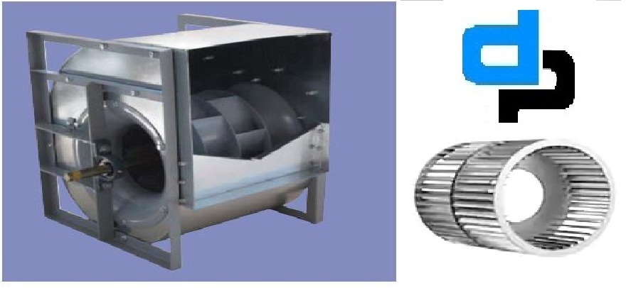 Nicotra Backward Curved Centrifugal Fan Rdh 180 R - High Performance, Durable Metal Construction | Quiet Operation, Energy Efficient