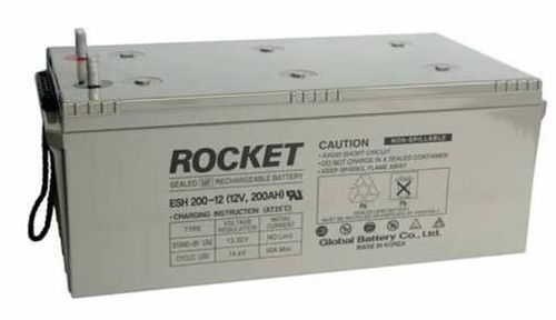 Rocket Esc 200 Ah 12 V Battery Life Span: 5 Years