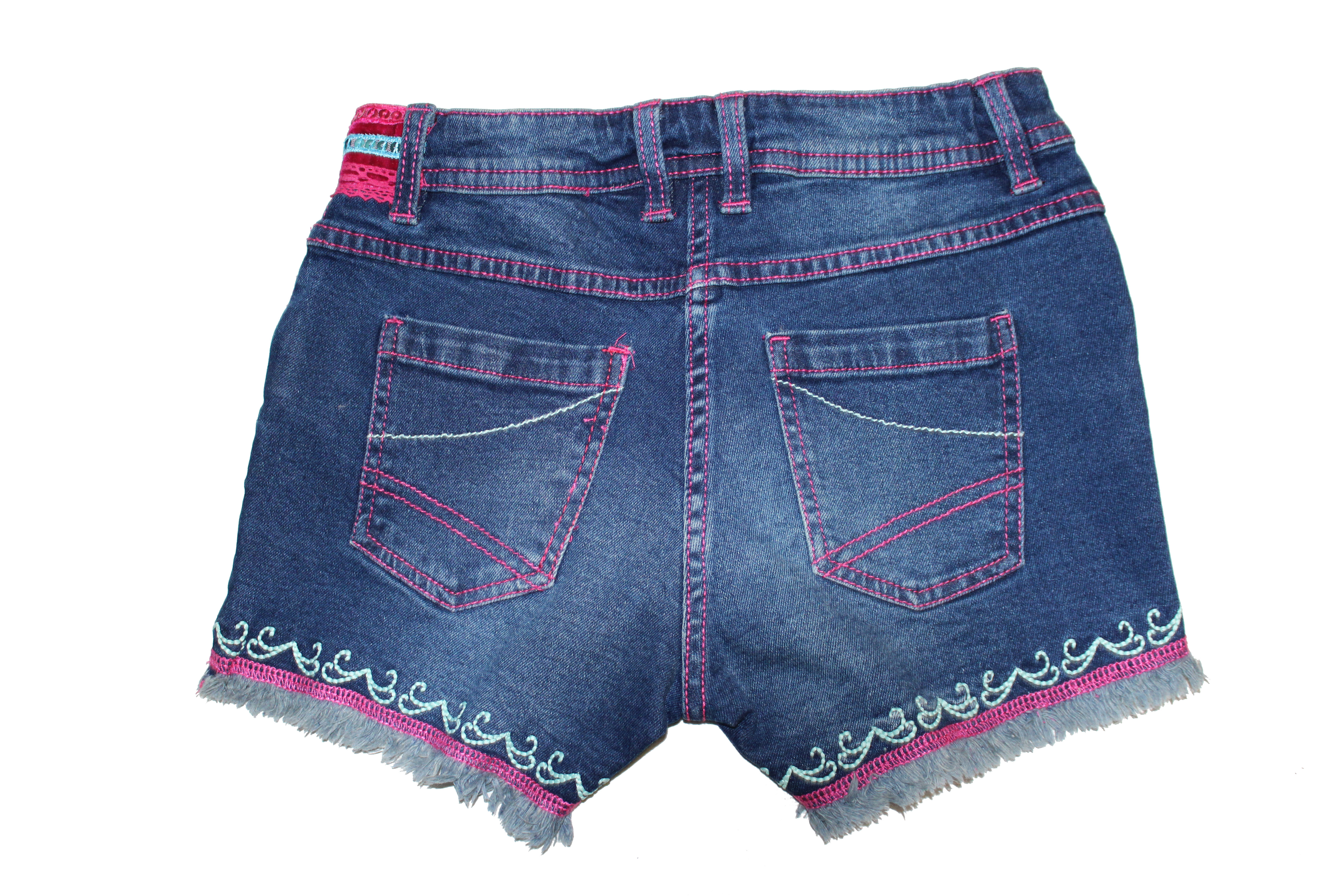 Kids Denim Shorts - Denim Material, Multiple Sizes, Blue Color | Casual Style, Regular Fit With Button & Zipper Closure