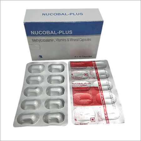 Nucobal-plus माइटिलकोबालामिन विटामिन और खनिज कैप्सूल