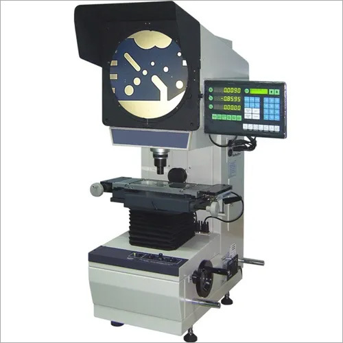 Profile Projector - Vertical Series 300/400/600mm Screens, 15 Kg/hr Capacity, Manual Control, 140 kg Weight, Dimensional Measuring
