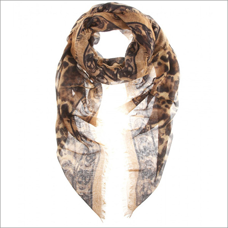 सिल्क प्रिंटेड स्कार्फ