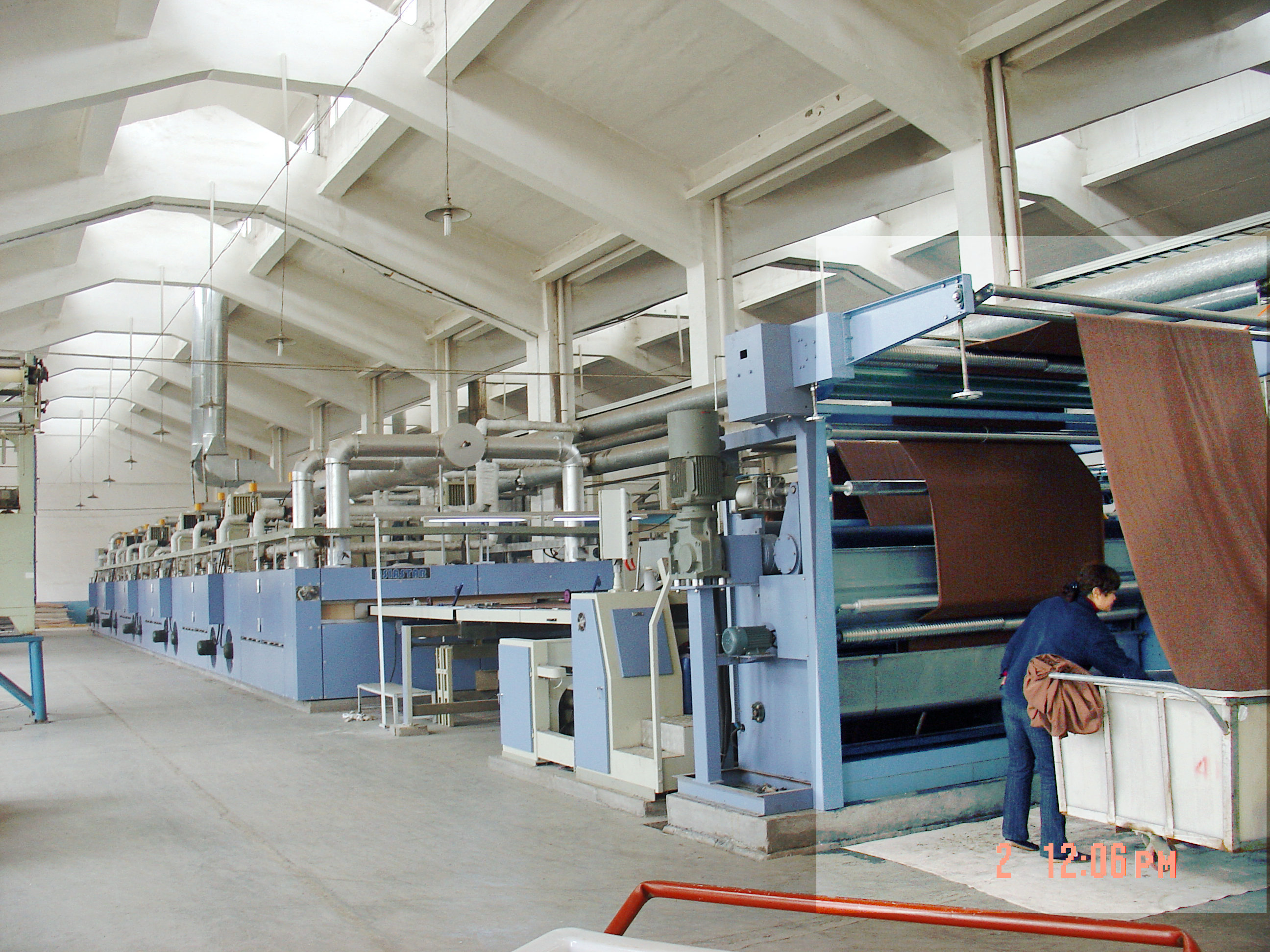Natural Gas Stenter Setting Machine Applicable Material: Woven.knitting .Wool