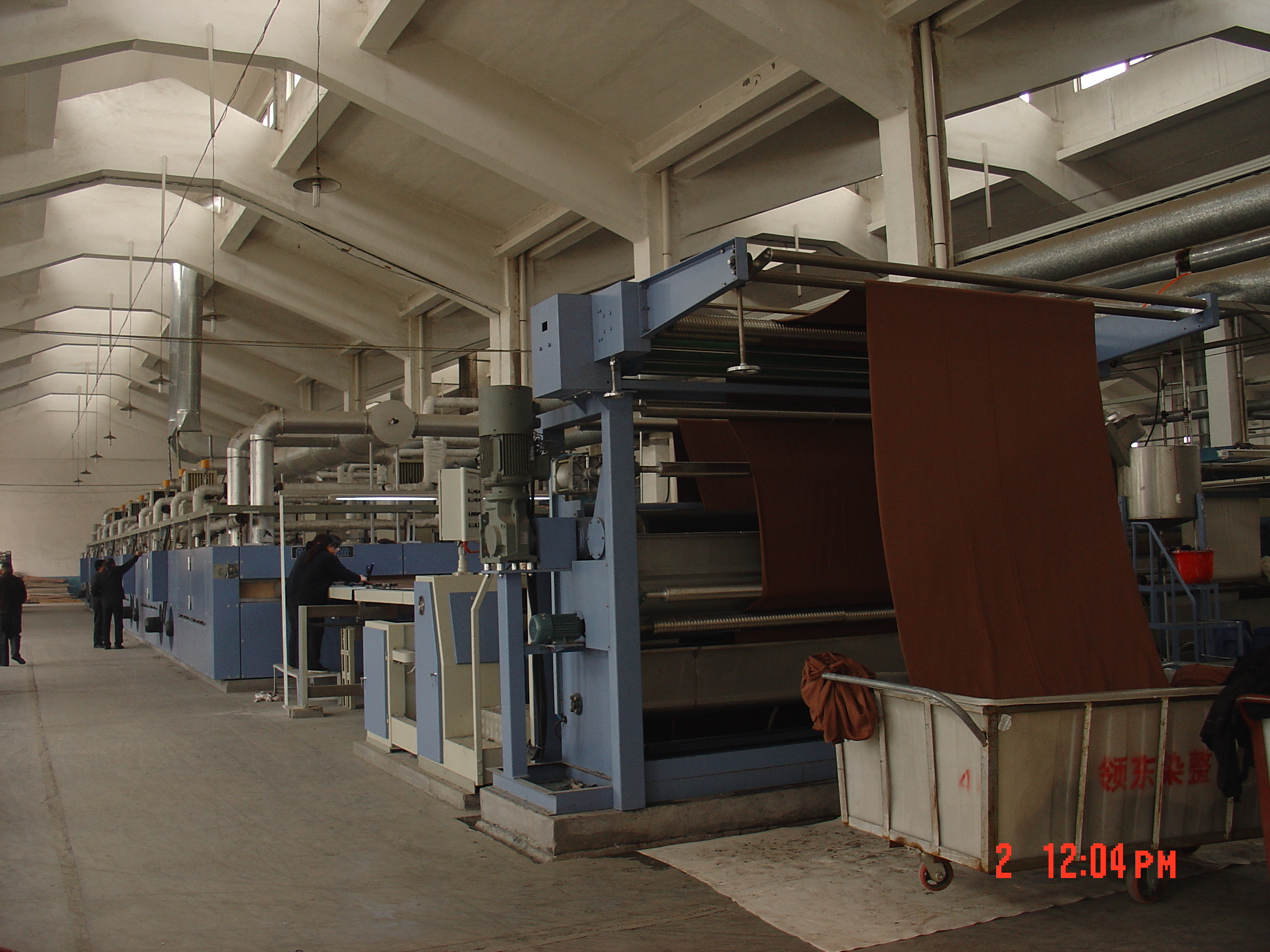 Natural Gas Stenter Setting Machine Applicable Material: Woven.knitting .Wool