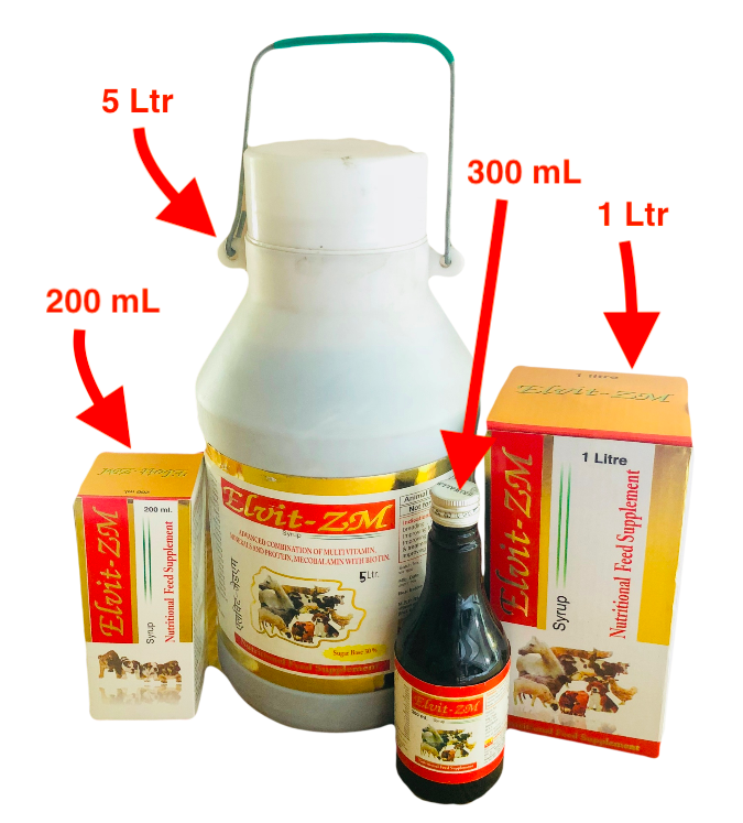 Nutritional Feed Supplement Syrup 1 Ltr Ingredients: Animal Extract