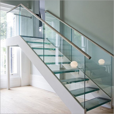 Steel with Glass Railing