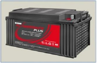 Exide 100 Ah 12 V Sealed Battery - Abs Material, 30 Kg Weight, Black Color | Maintenance-free, 2-4 Years Life Span, Ideal For Electric And Medical Equipment