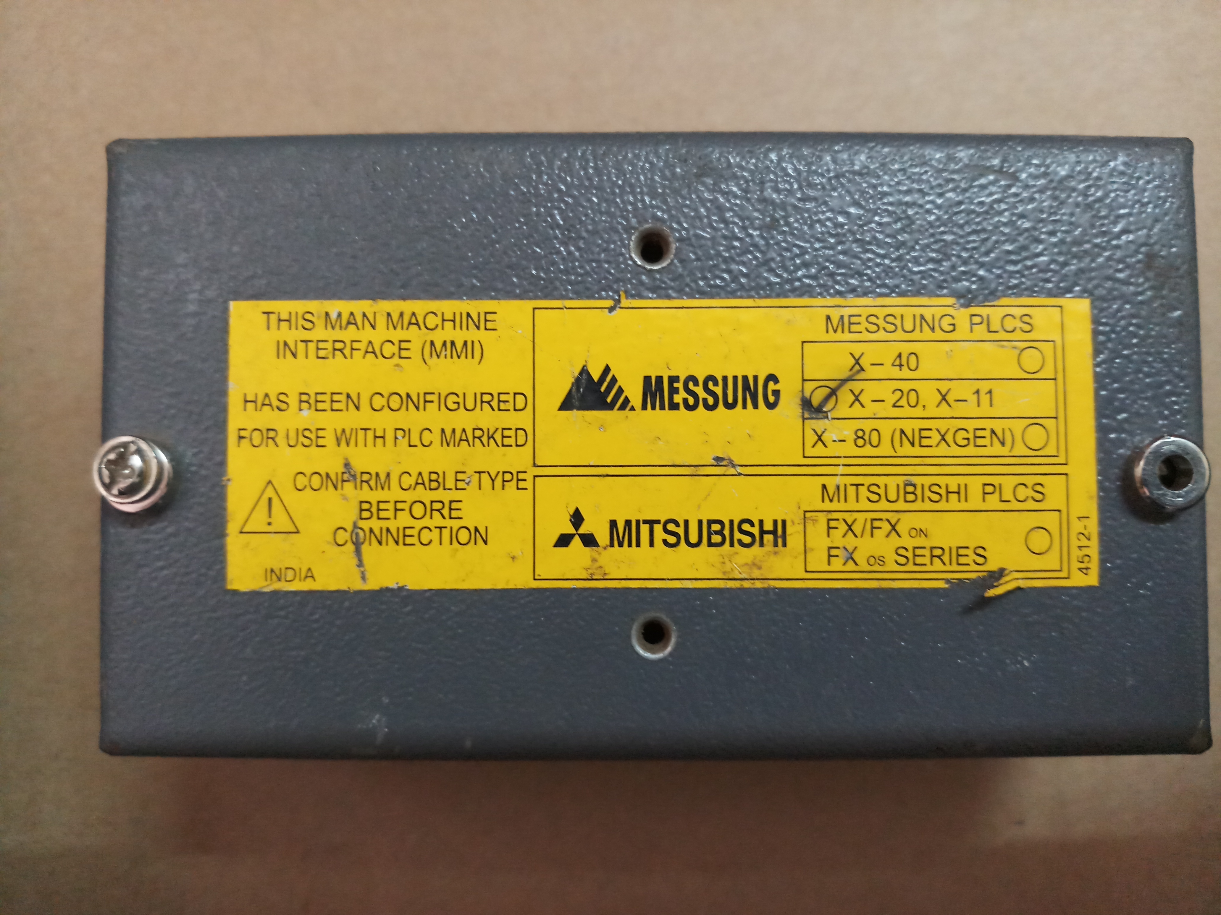 Messung Smartline 4512-1 - Fiber Material Build | Used And Spare Inventory Options