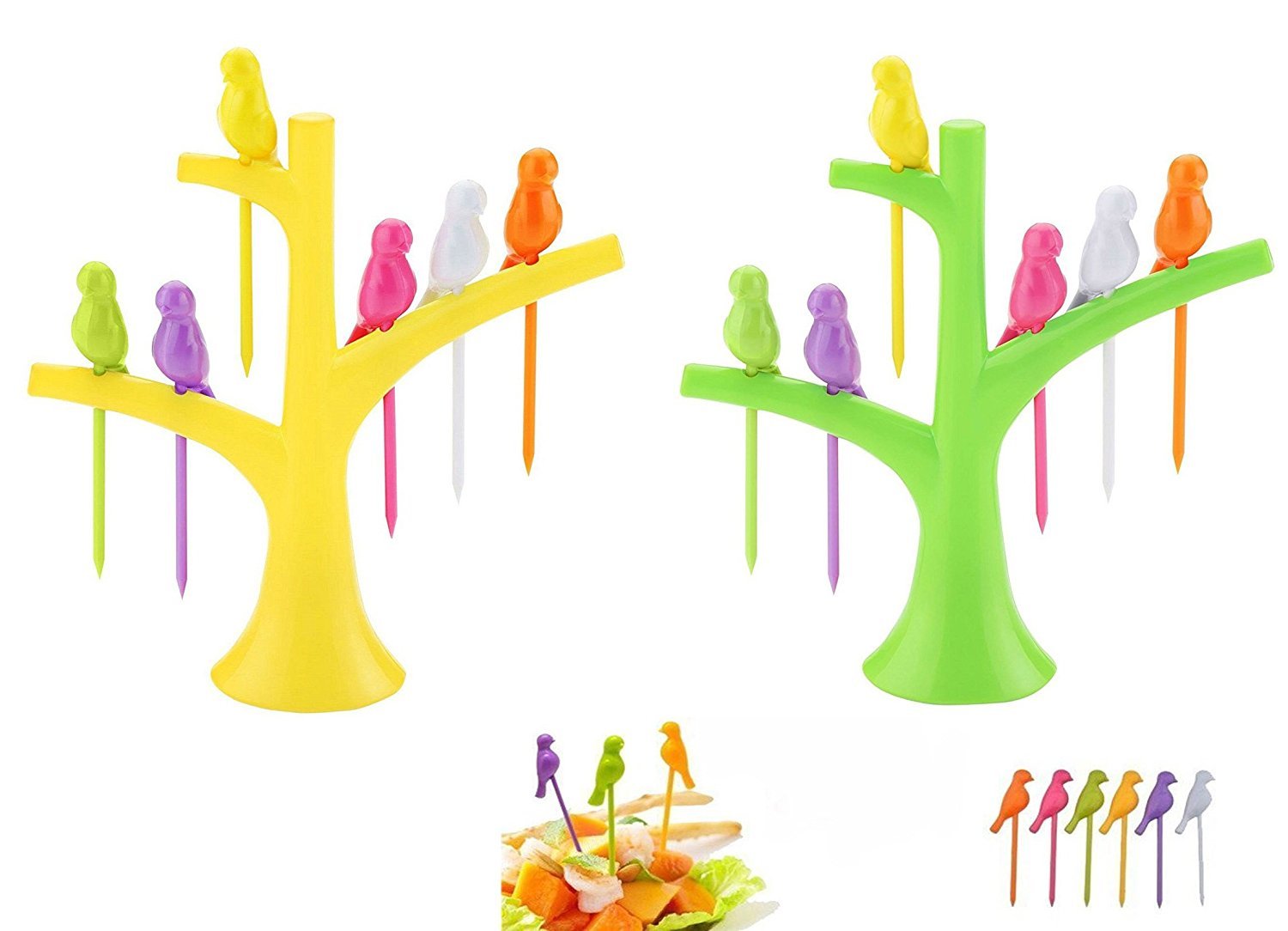 Plastic Fruit Fork Stand