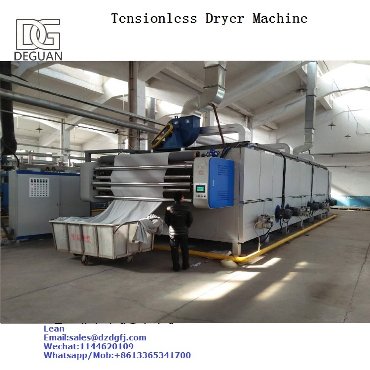 Tensionless Dryer With Padder In Front Dyeing Finishing Machine
