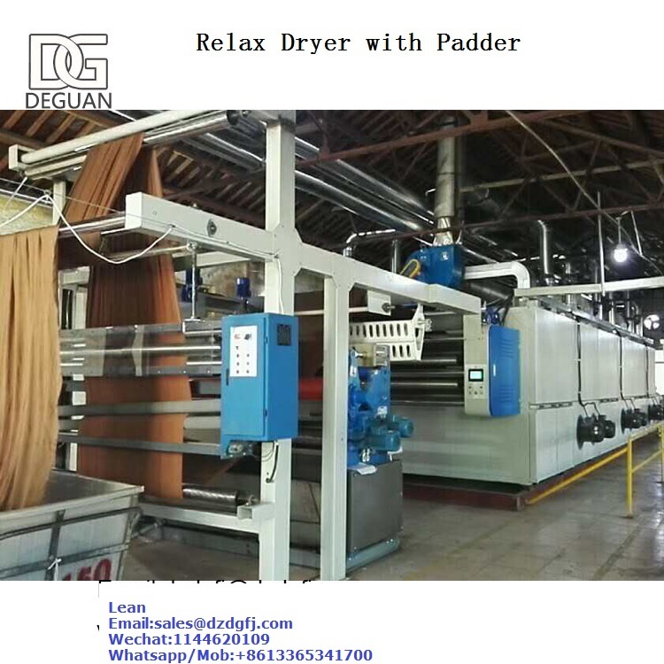 Tensionless Dryer With Padder In Front Dyeing Finishing Machine