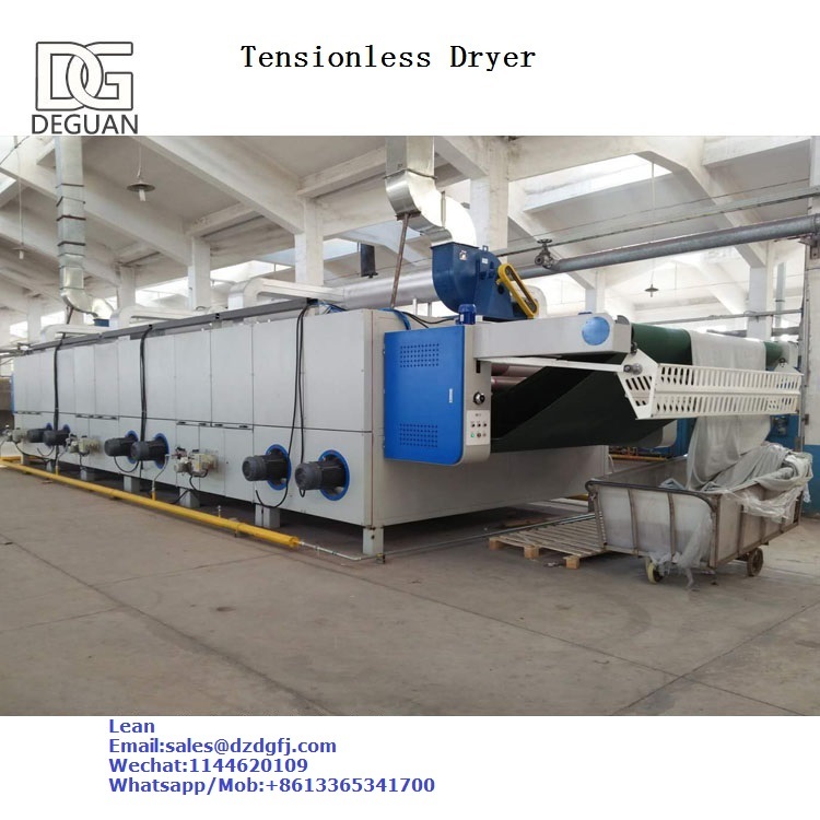 Tensionless Dryer With Padder In Front Dyeing Finishing Machine
