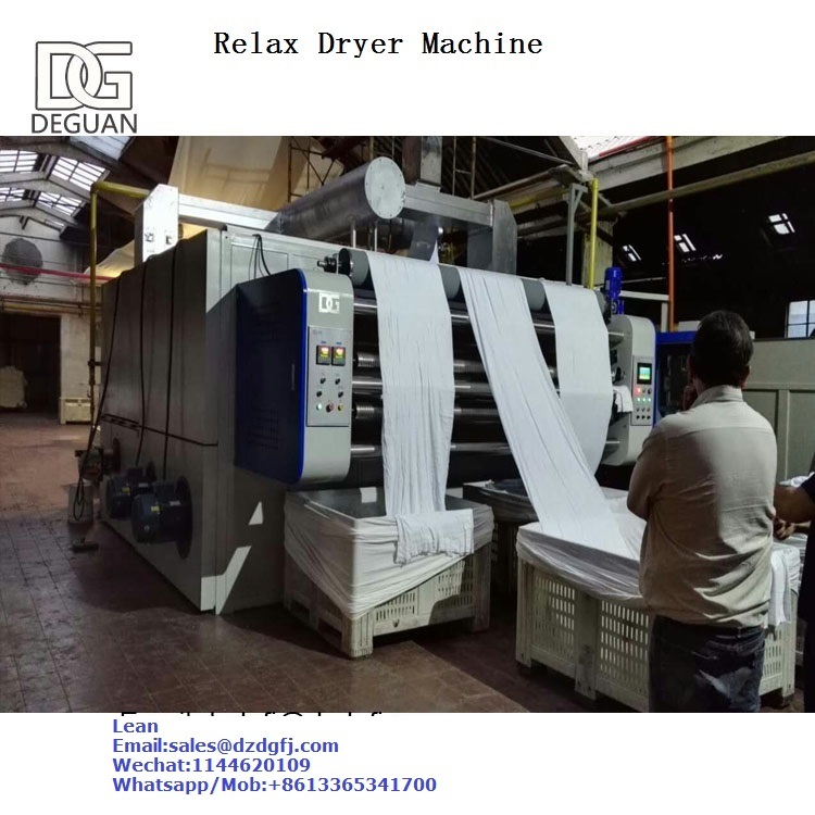 Automatic Three Pass High Efficient Relax Dryer Of Textile Machine For Textile Finishing